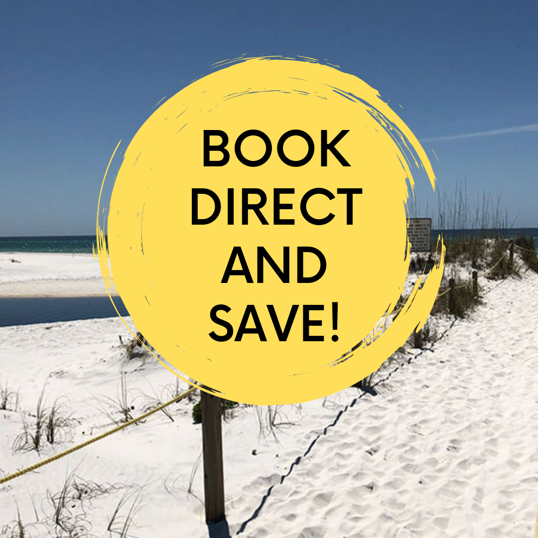 Book Direct and Save on your 30A Vacation
